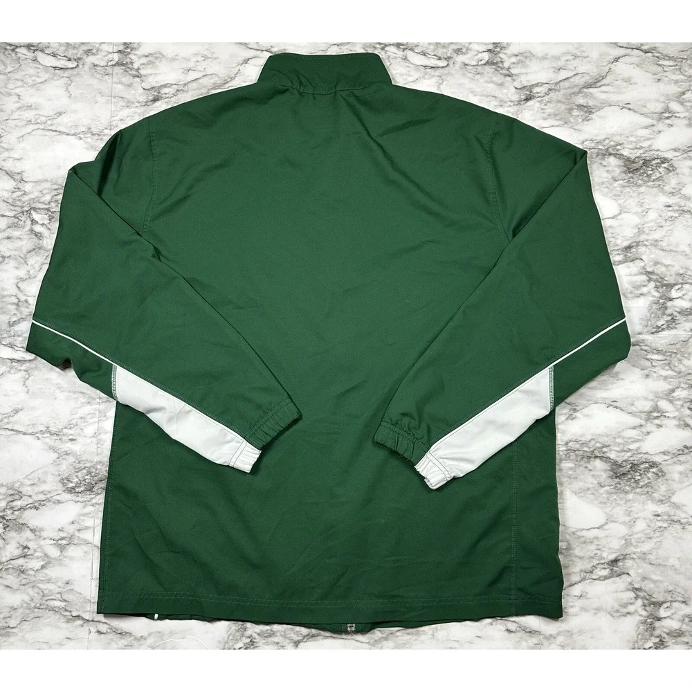 Nike Jacket Mens RB BASEBALL Size XL Green Full-Zip Dri-Fit Athletic‎ 535632-342